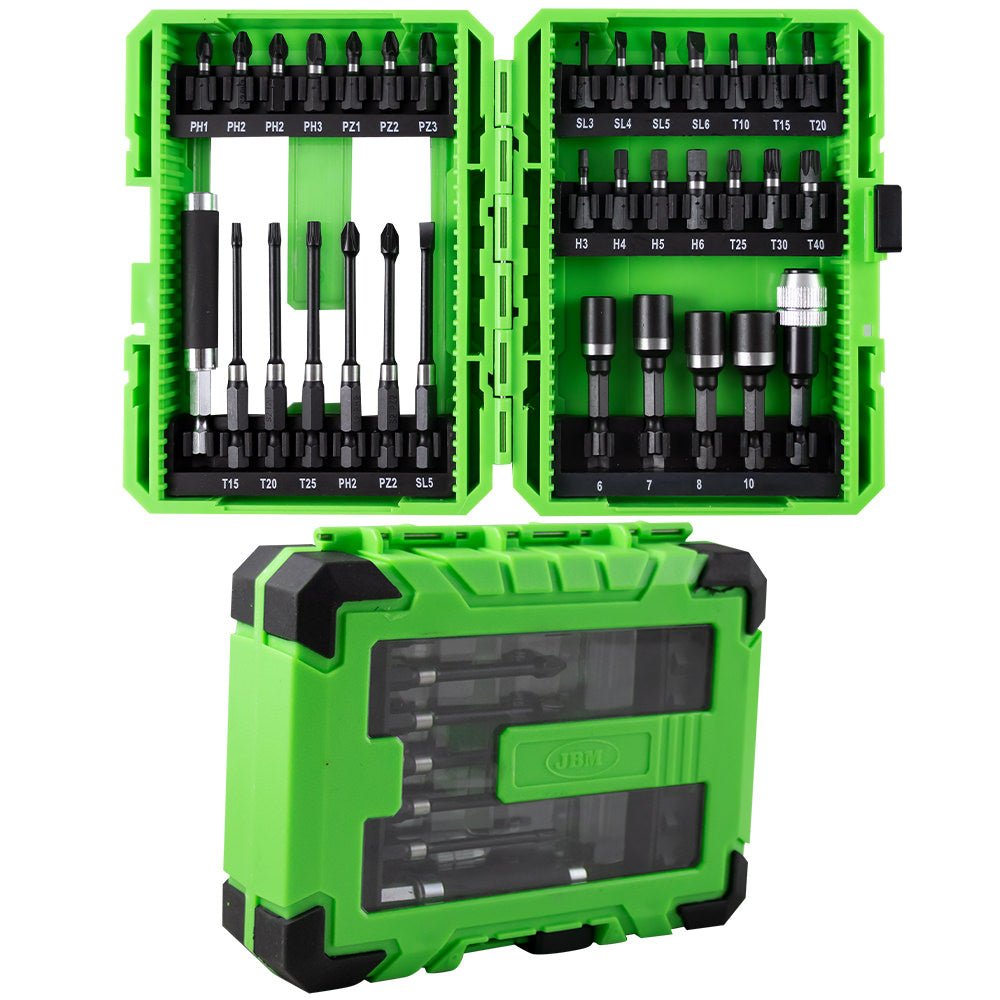 JBM SET S2 INSERTI AD IMPATTO CON ADATTATORI - FINITURA NERA 53858 - Techservice