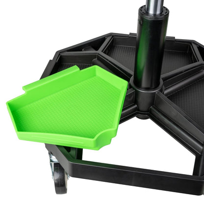 JBM SGABELLO PNEUMATICO CON RUOTE 54583 - Techservice
