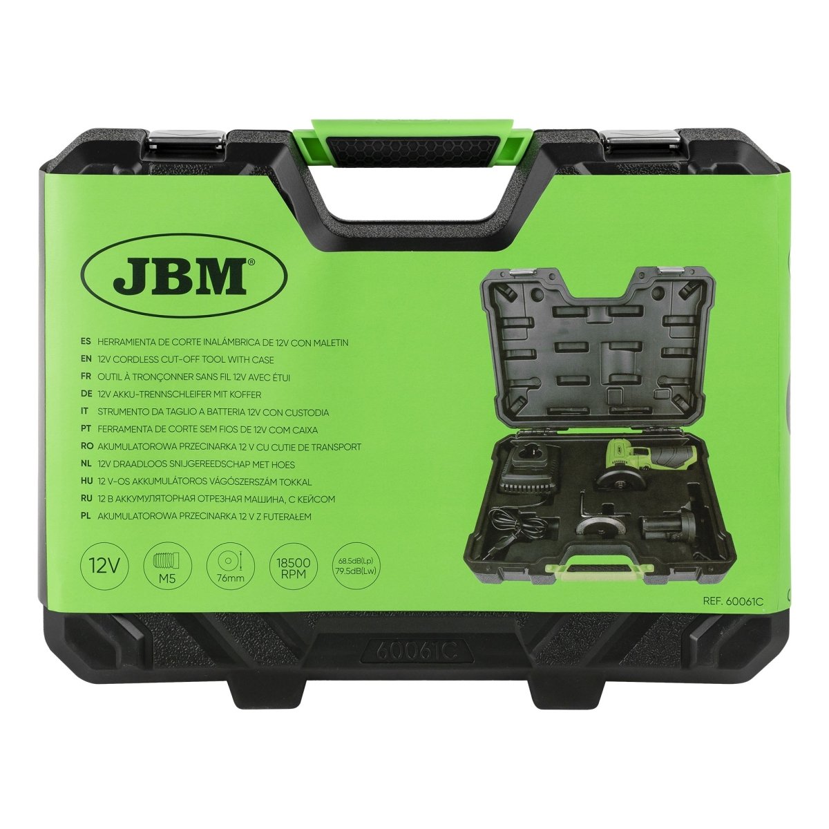 JBM STRUMENTO DA TAGLIO 12V A BATTERIA CON CUSTODIA 60061C - Techservice