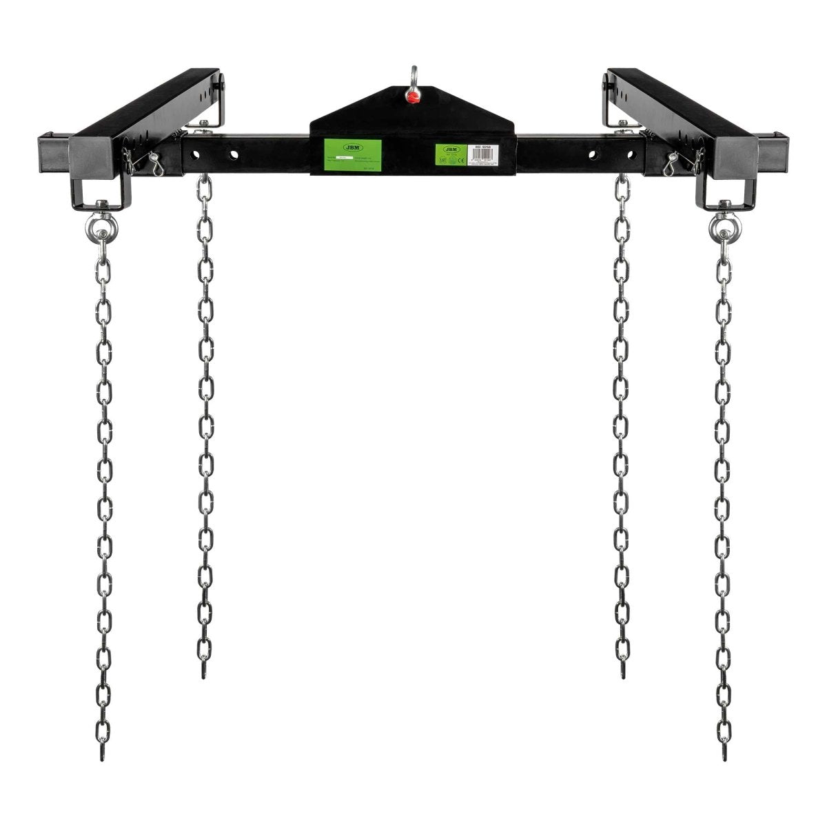 JBM Telaio di Sollevamento Regolabile per Batterie di veicoli elettrici | 1500 kg con 4 Catene - 55158 - Techservice