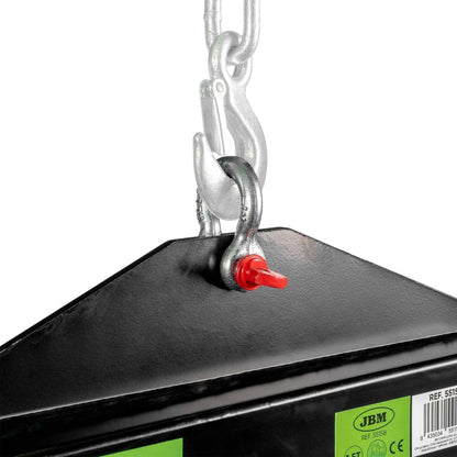 JBM Telaio di Sollevamento Regolabile per Batterie di veicoli elettrici | 1500 kg con 4 Catene - 55158 - Techservice