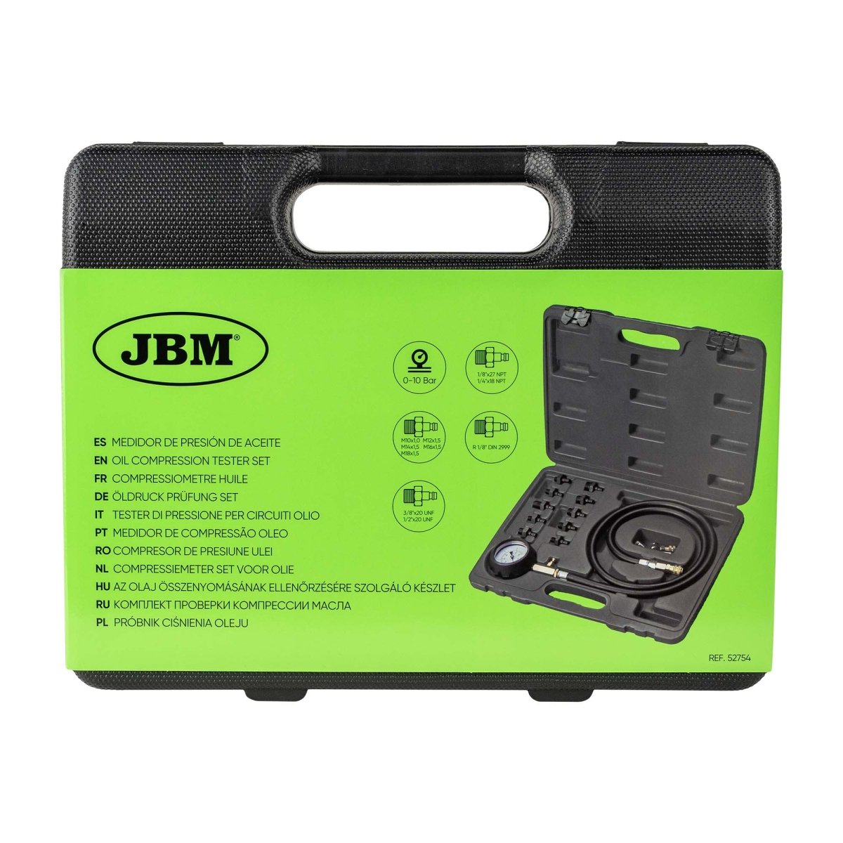 JBM TESTER DI PRESSIONE PER CIRCUITI OLIO 52754 - Techservice