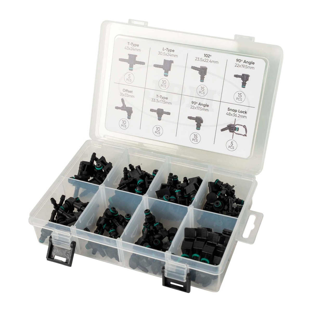 JBM VALIGETTA CON 85 RACCORDI DI RITORNO PER SISTEMI DIESEL 54830 - Techservice