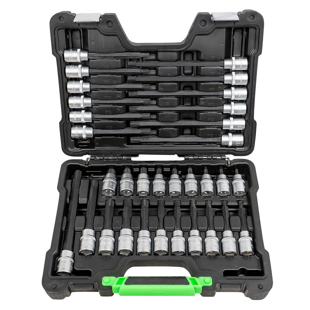 JBM VALIGETTA DI 32 PEZZI CON INSERTI RIBE 1/2" 52606 - Techservice