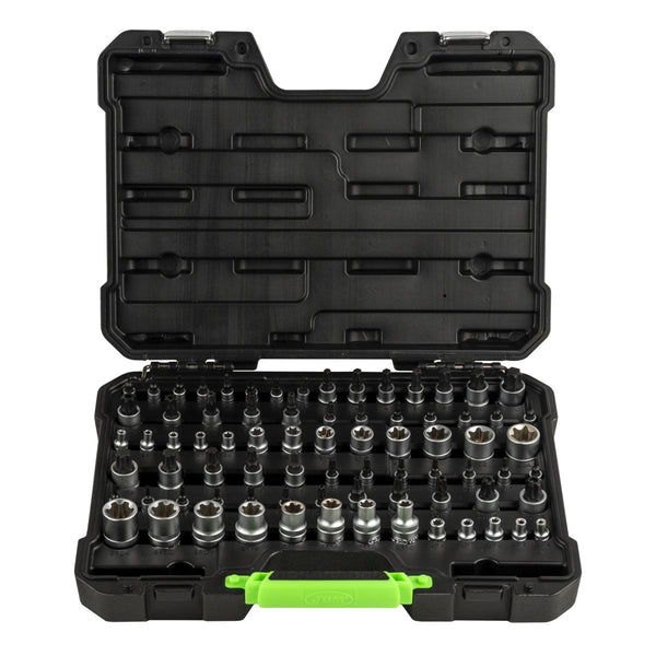JBM VALIGETTA DI 77 PEZZI CON BUSSOLE E INSERTI TORX/TORX PLUS 54539 - Techservice