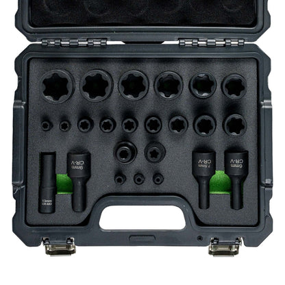 JBM VALIGETTA DI BUSSOLE TORX PLUS, 5 E 6 PUNTE, SPECIALE TESLA 55123 - Techservice