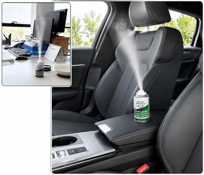 MECCANOCAR - IGIENIZZANTE ANTIODORE ONE SHOT PER CLIMATIZZATORI E AMBIENTI - CONFEZIONE DA 5 PEZZI (150 ml) - Techservice