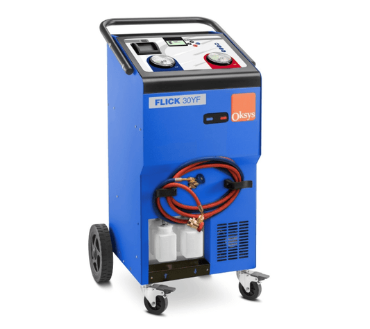 Oksys Flick 30 R134a con bilancia elettronica e banca dati - Techservice