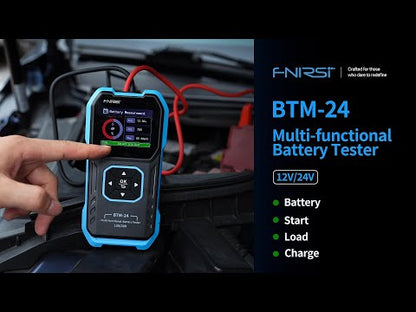 FNIRSI - TESTER MULTI-FUNZIONE PER BATTERIA AUTO 12V/24V 2000A CCA| BTM-24