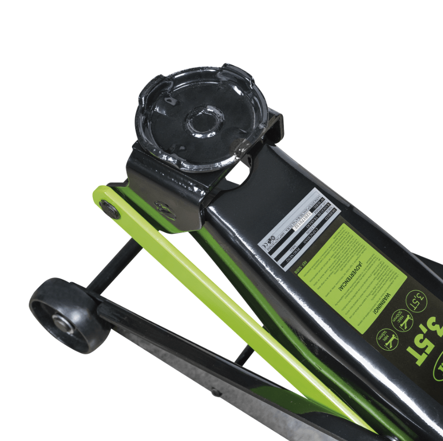 PROMO: MARTINETTO IDRAULICO A CARRELLO 3,5T + SET DI 2 CAVALLETTI DA 3T JBM - Techservice