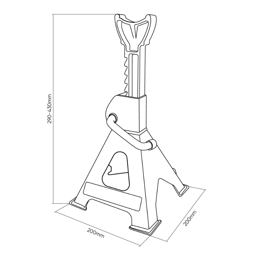 PROMO: MARTINETTO IDRAULICO A CARRELLO 3,5T + SET DI 2 CAVALLETTI DA 3T JBM - Techservice