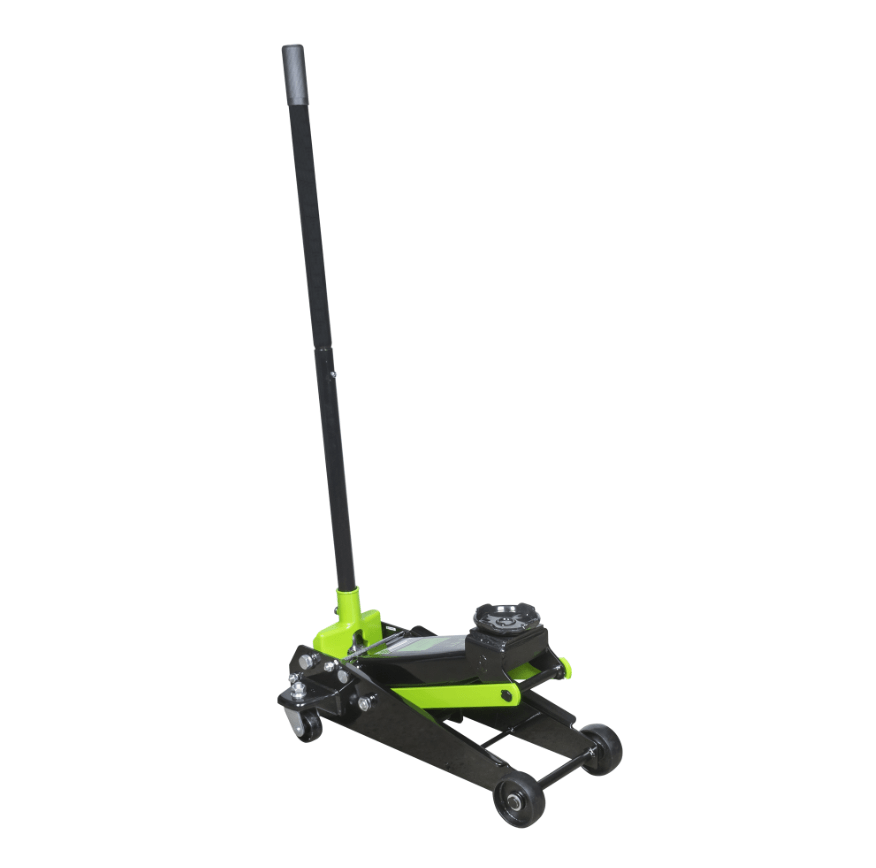 PROMO: MARTINETTO IDRAULICO A CARRELLO 3,5T + SET DI 2 CAVALLETTI DA 3T JBM - Techservice