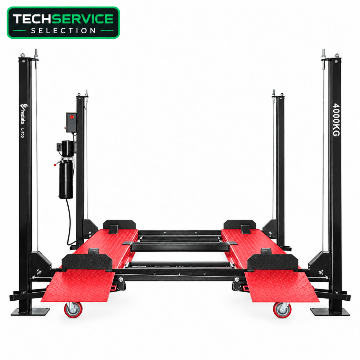 REDATS L-700 Ponte Parcheggio a 4 Colonne 4T - Sollevatore Auto 400V - Techservice