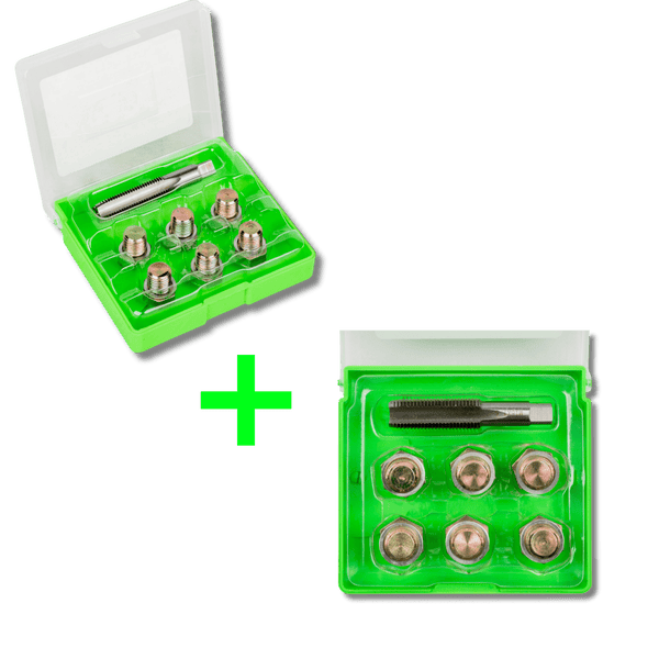 SET DI REPARAZIONE DEL FILETTO DEI TAPPI DELLE COPPE D’OLIO (M - 13) JBM - Techservice