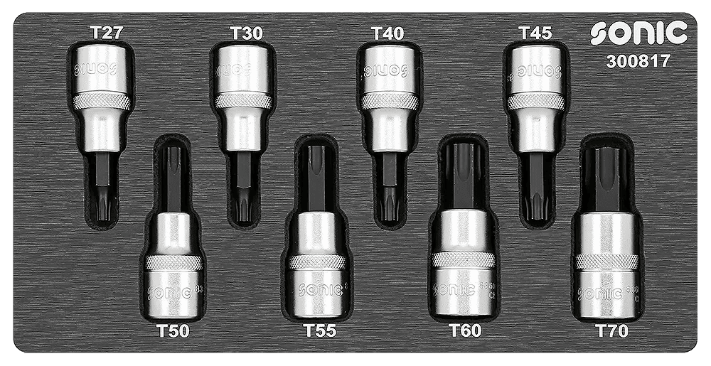 SONIC SET INSERTI BMCS 1/2" TX 8 PEZZI 300817 - Techservice