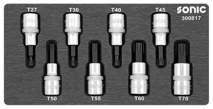 SONIC SET INSERTI BMCS 1/2" TX 8 PEZZI 300817 - Techservice