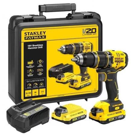STANLEY - TRAPANO AVVITATORE A PERCUSSIONE V20 SFMCD711D2K-QW - Techservice