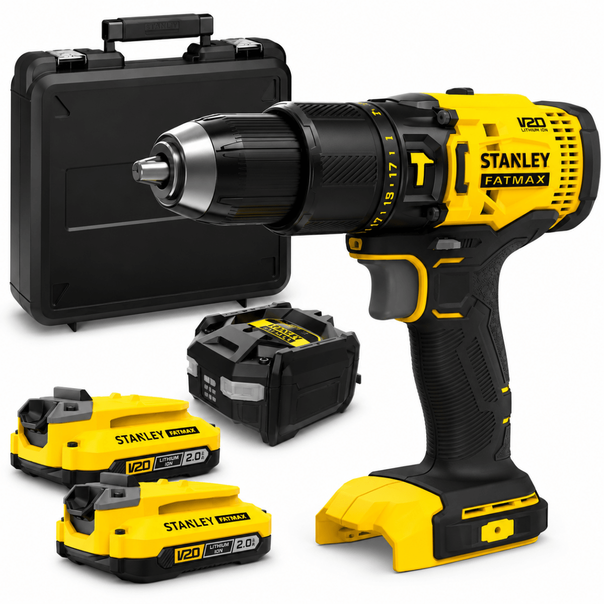 STANLEY - TRAPANO AVVITATORE A PERCUSSIONE V20 SFMCD711D2K-QW - Techservice