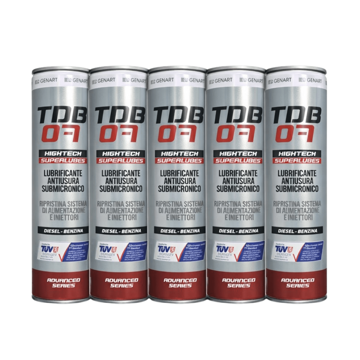 TBD 07 - LUBRICANTE ANTI - USURA SUBMICROMICO 300 ml GENART | 5 PEZZI - Techservice