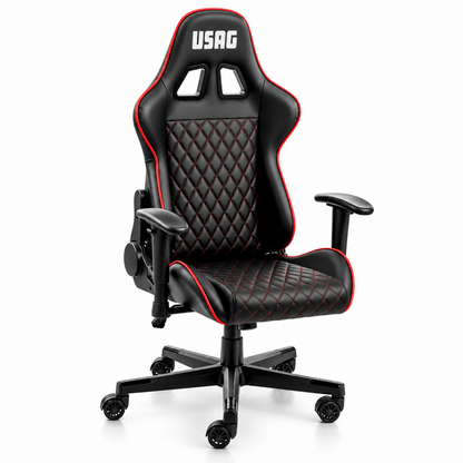 USAG 3787 A – Sedia Racing Professionale con Braccioli e Ruote - Techservice