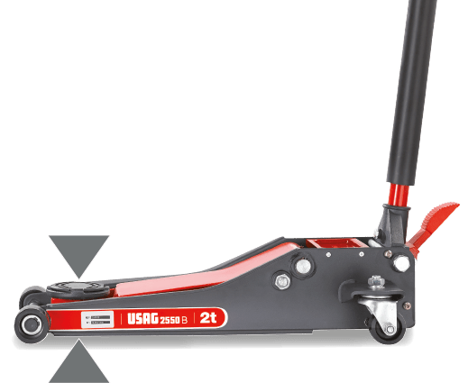 USAG SOLLEVATORE IDRAULICO 2 T | 2550 B - Techservice